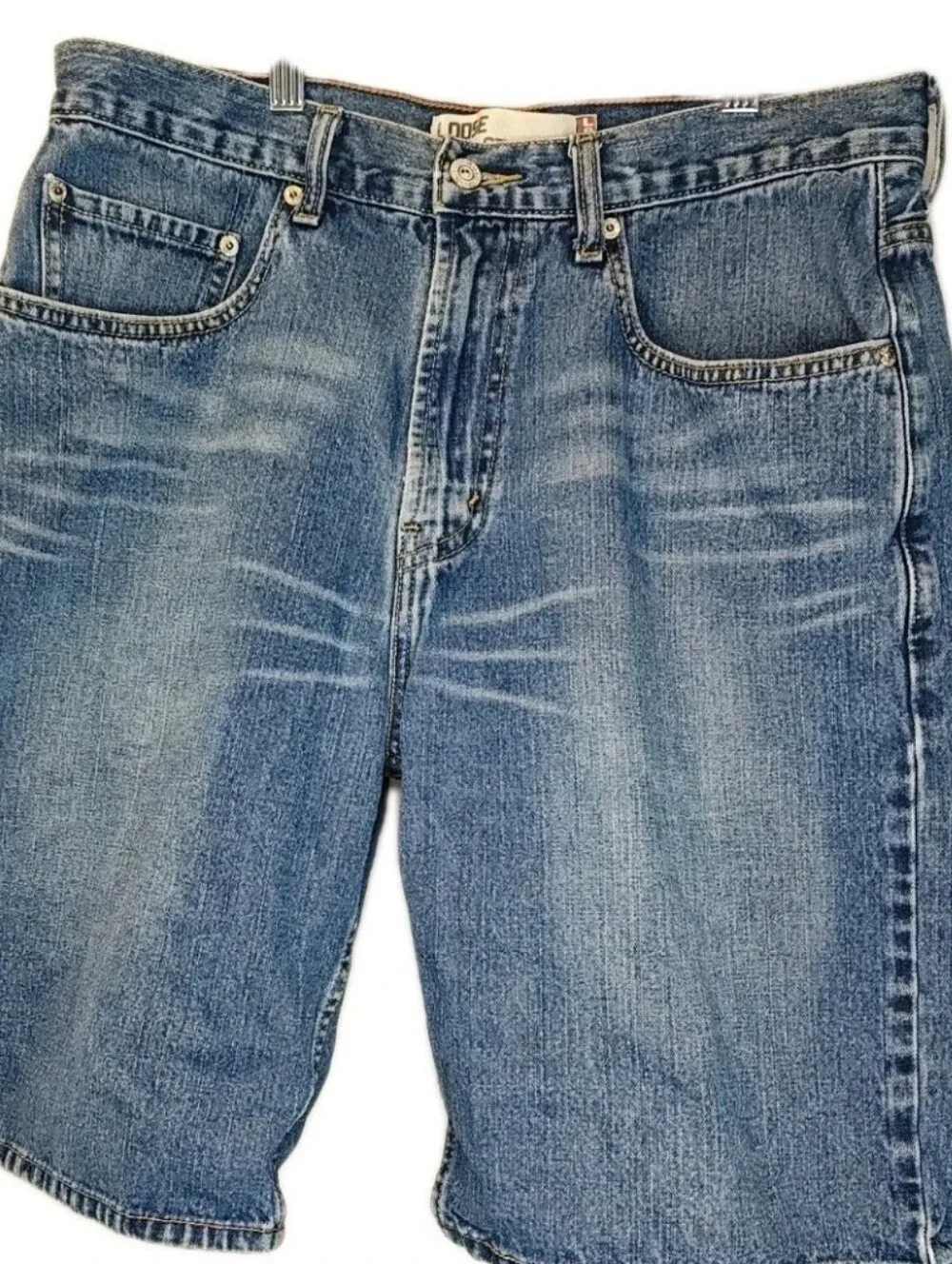 Y2K Vintage Levi's 569 Loose Straight Jean Shorts Men 33 /10